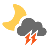 nubi sparse e temporali