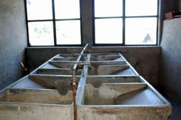 il lavatoio di Centonara visto dall'interno