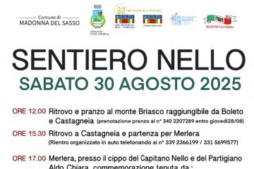 Locandina manifestazione Sentiero Nello 2025