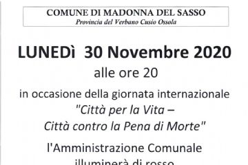 Giornata Mondiale delle Citt&#224; Per La Vita - Citt&#224; Contro La Pena Di Morte